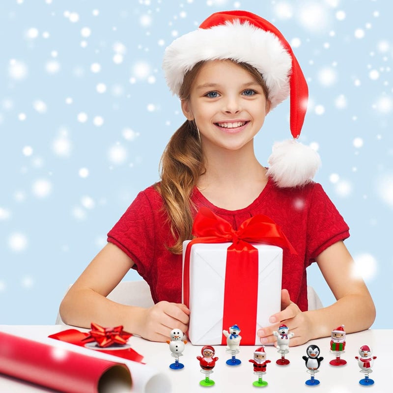 QINGQIU 24 PCS Christmas Jumping Popper Toys for Kids Boys Girls Christmas Stocking Stuffers Party Favors Gifts Games - Image 4